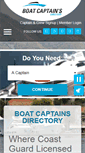 Mobile Screenshot of boatcaptainsdirectory.com